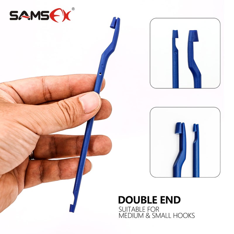 SAMSFX Fishing Hook Remover Tool - 10pcs Disgorgers, Plastic Portable Unhook Extractor, 5 Colors - Image 4